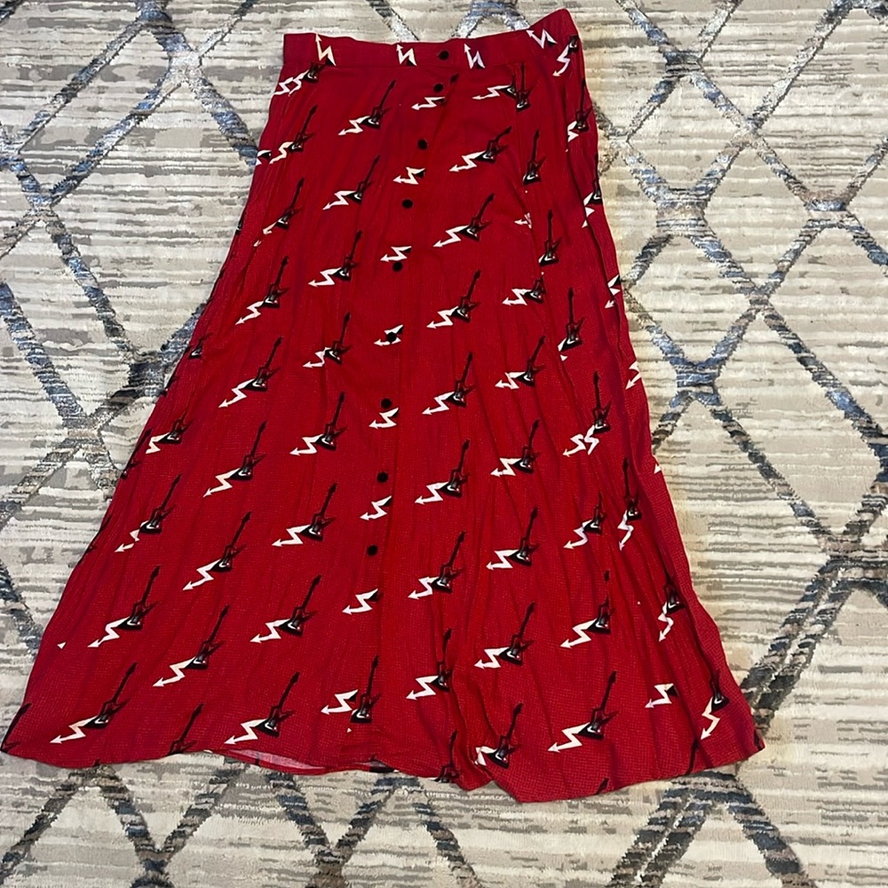 Zadig & Voltaire guitar maxi skirt